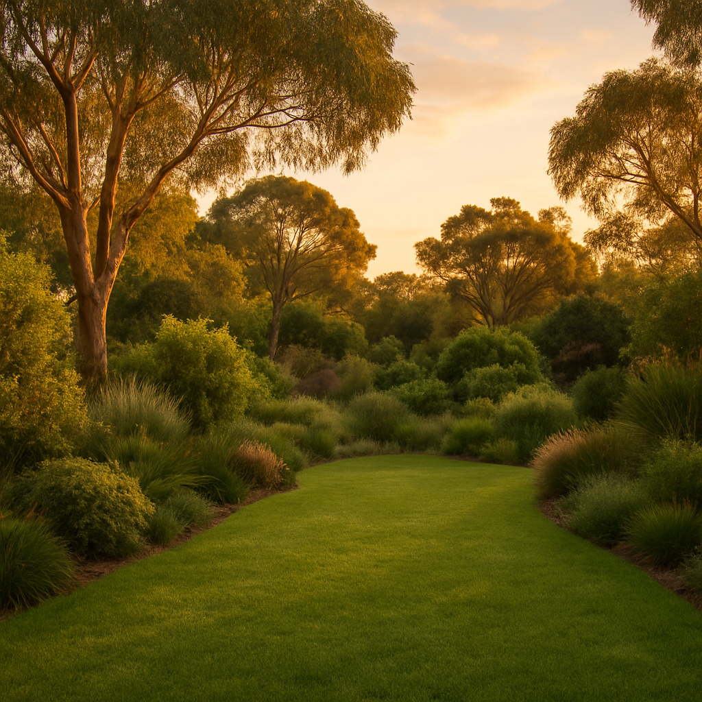 Peaceful Australian garden, the backdrop of ZenChiAnimalCare's in-home pet care