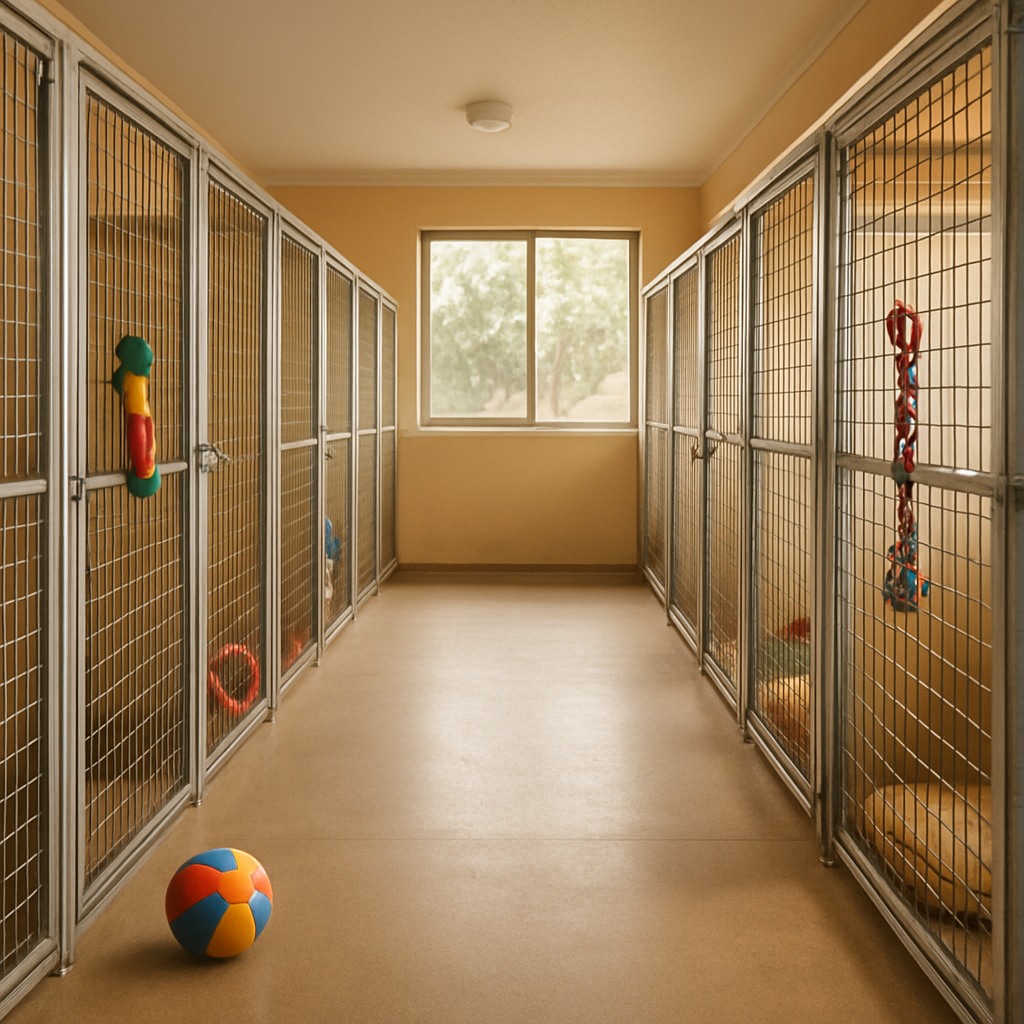 Animal rescue shelter with colourful enrichment — ZenChiAnimalCare welfare advocacy